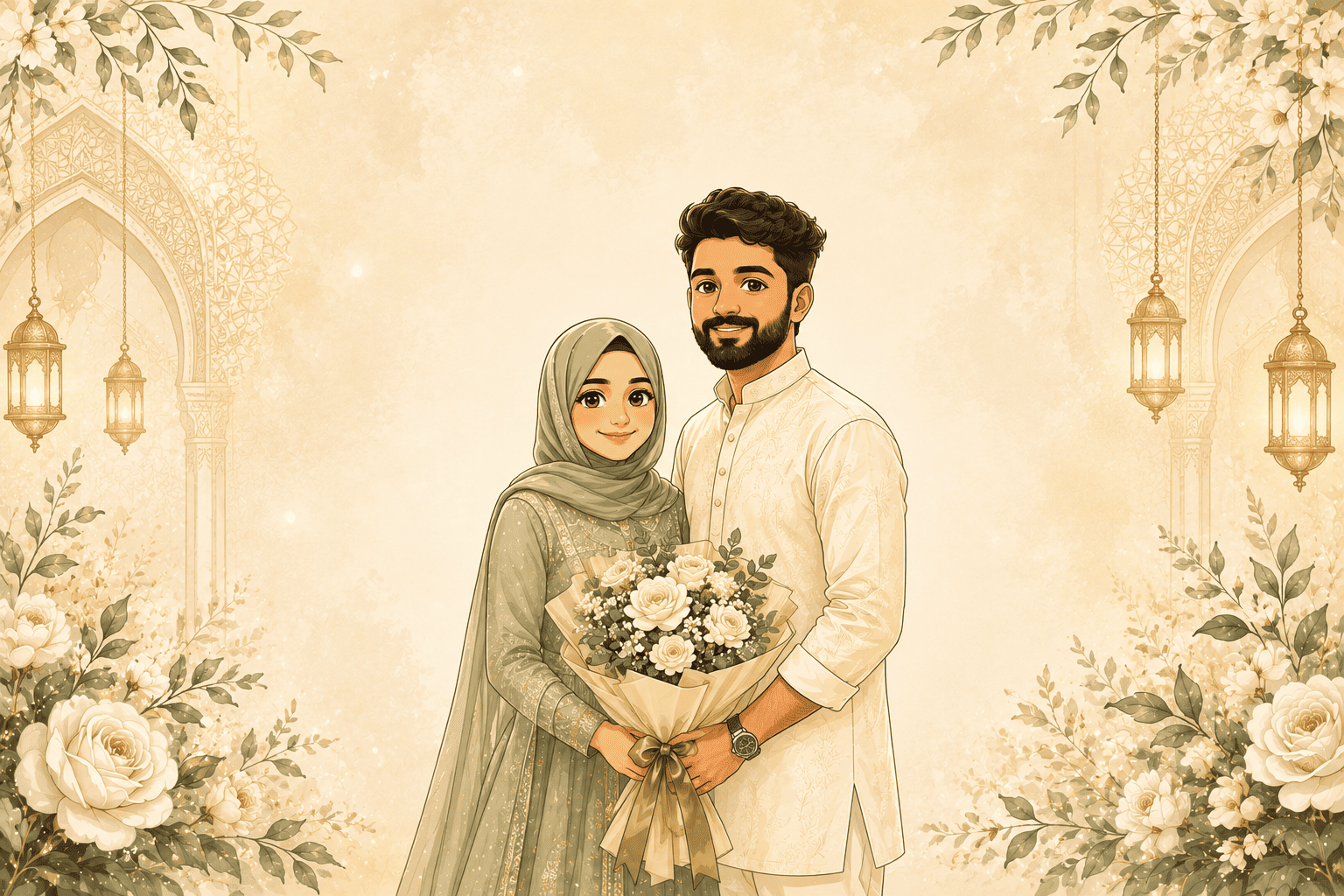 Muhammed Remshad and Fathimath Safa